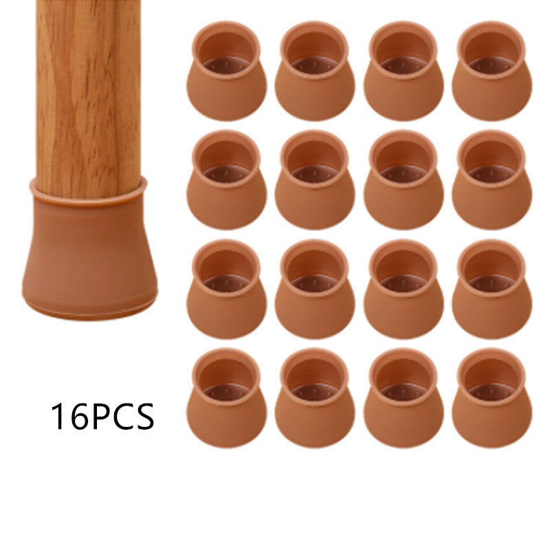 Wear-Resistant Leg Protection Stool Cushion Silicone Chair Non-Slip Foot Cover