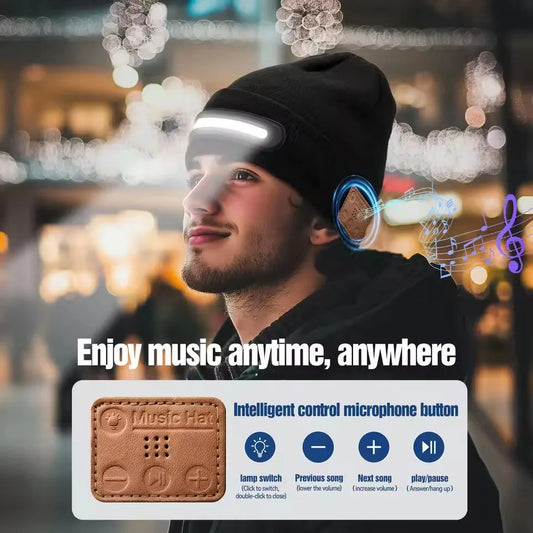 LED Bluetooth Music Beanie Hat