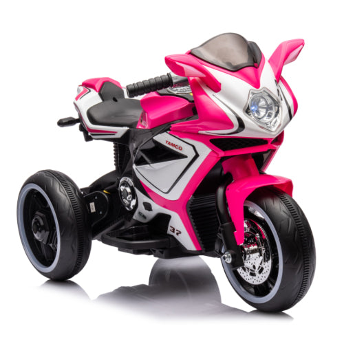 Plastic Red 6V Kids Electric Motorcycle