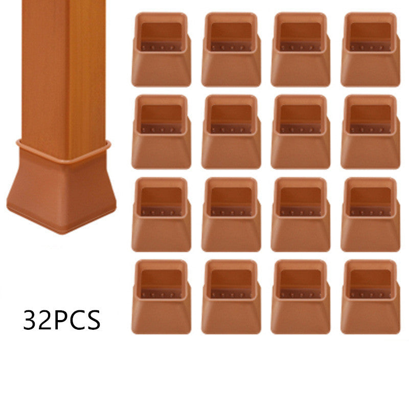 Wear-Resistant Leg Protection Stool Cushion Silicone Chair Non-Slip Foot Cover