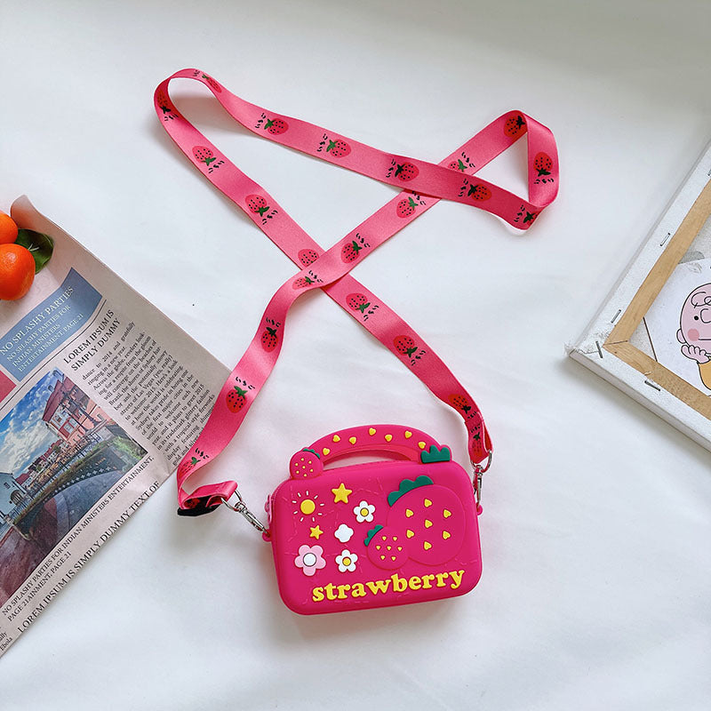 Fruit Donut Silicone Crossbody Bag
