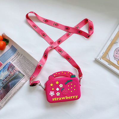 Fruit Donut Silicone Crossbody Bag