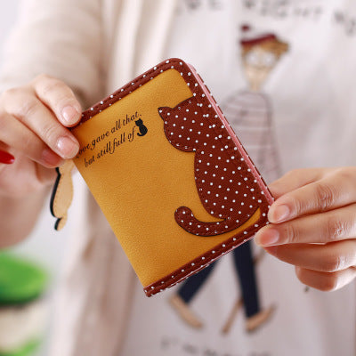 Cute Cartoon Girls Zipper Wallet