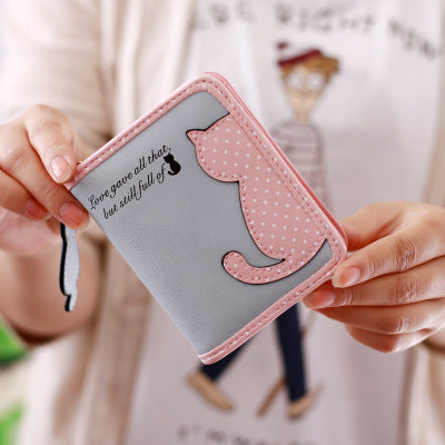 Cute Cartoon Girls Zipper Wallet