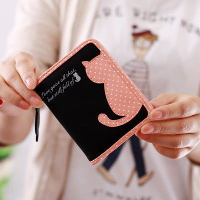 Cute Cartoon Girls Zipper Wallet