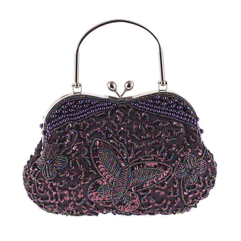 Bead Embroidery Pure Handicraft Bag