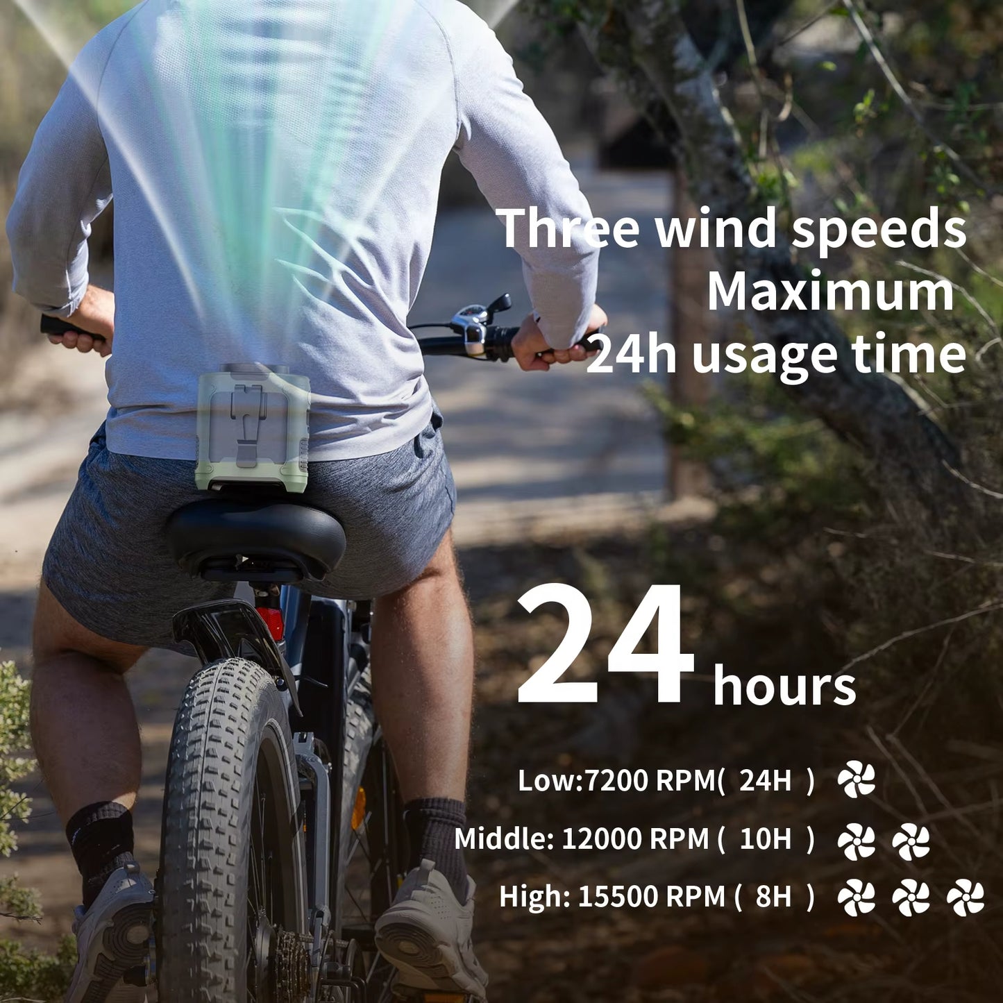 Wearable PowerBank Fan