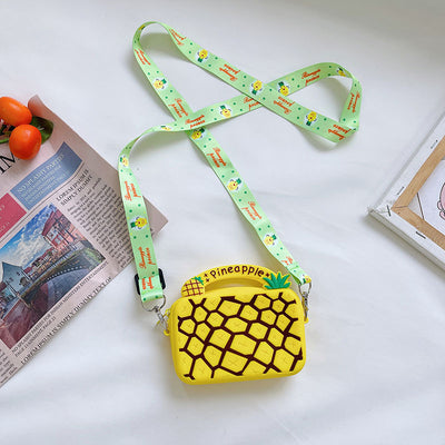 Fruit Donut Silicone Crossbody Bag