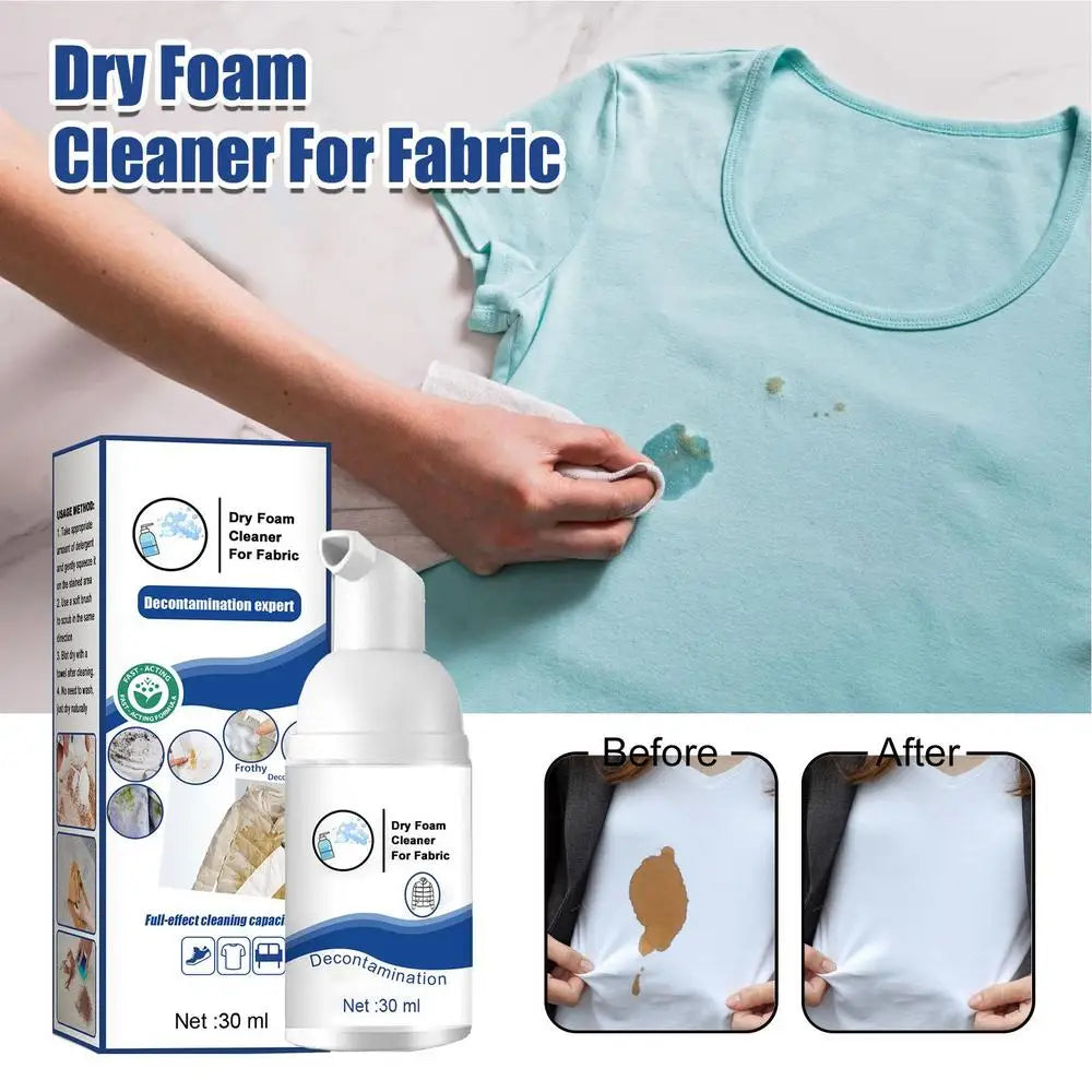 Dry Foam Cleaner Clothes Oil Stain Remover Multi-purpose.