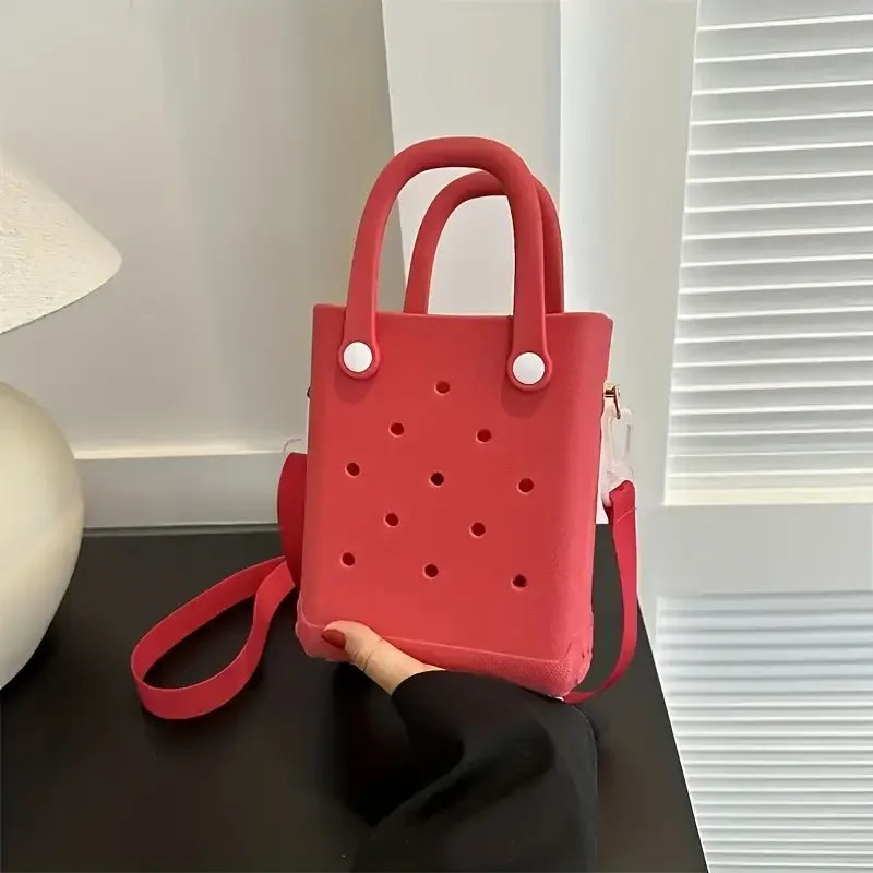 Mini Rubber Summer Beach Bags Fashion Storage Handbag Woman Waterproof