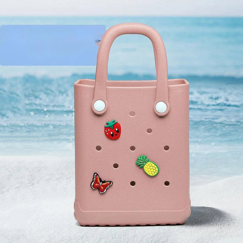 Mini Rubber Summer Beach Bags Fashion Storage Handbag Woman Waterproof