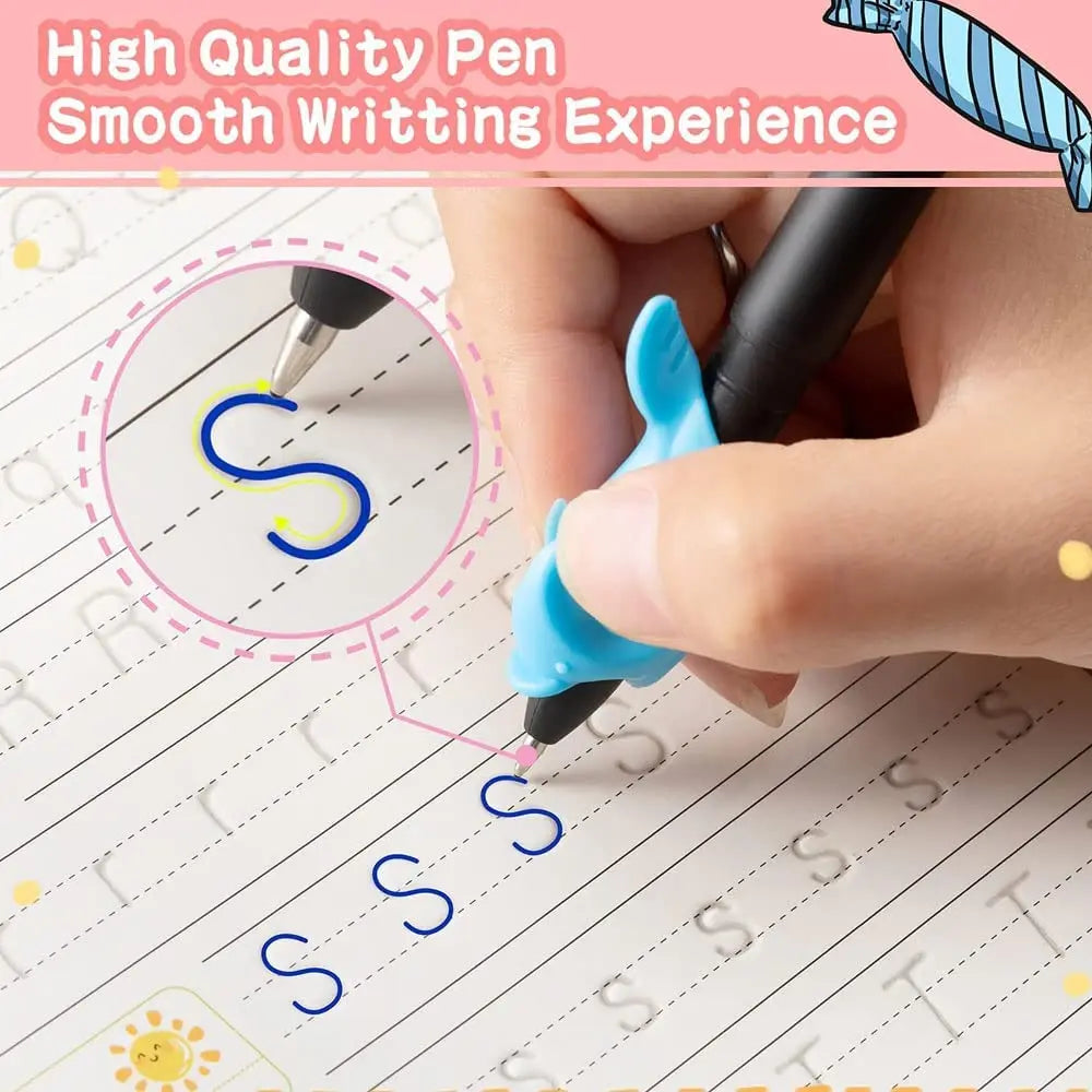 Copybooks Pen Magic Copy Book Free Wiping Children's Kids Writing Sticker