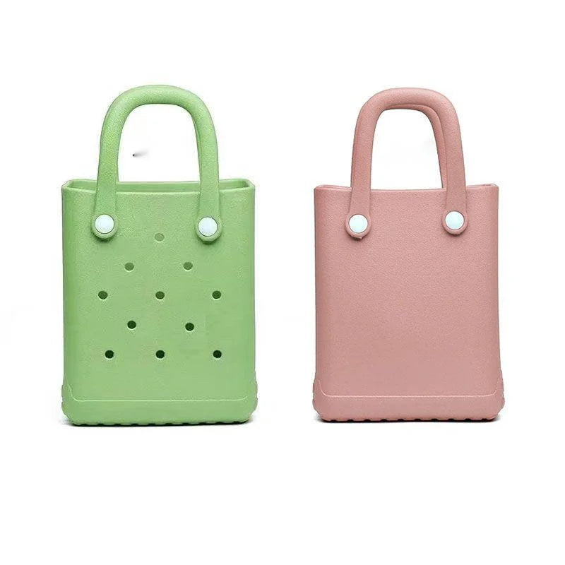 Mini Rubber Summer Beach Bags Fashion Storage Handbag Woman Waterproof