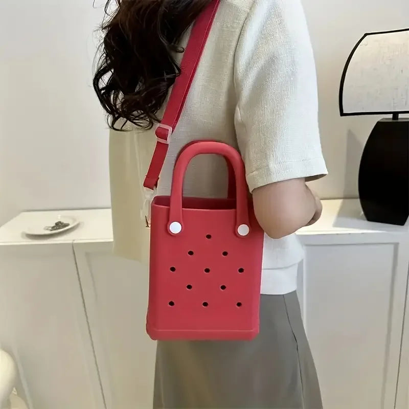 Mini Rubber Summer Beach Bags Fashion Storage Handbag Woman Waterproof