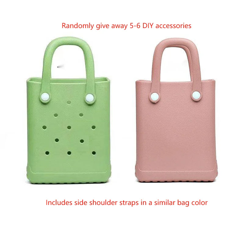 Mini Rubber Summer Beach Bags Fashion Storage Handbag Woman Waterproof