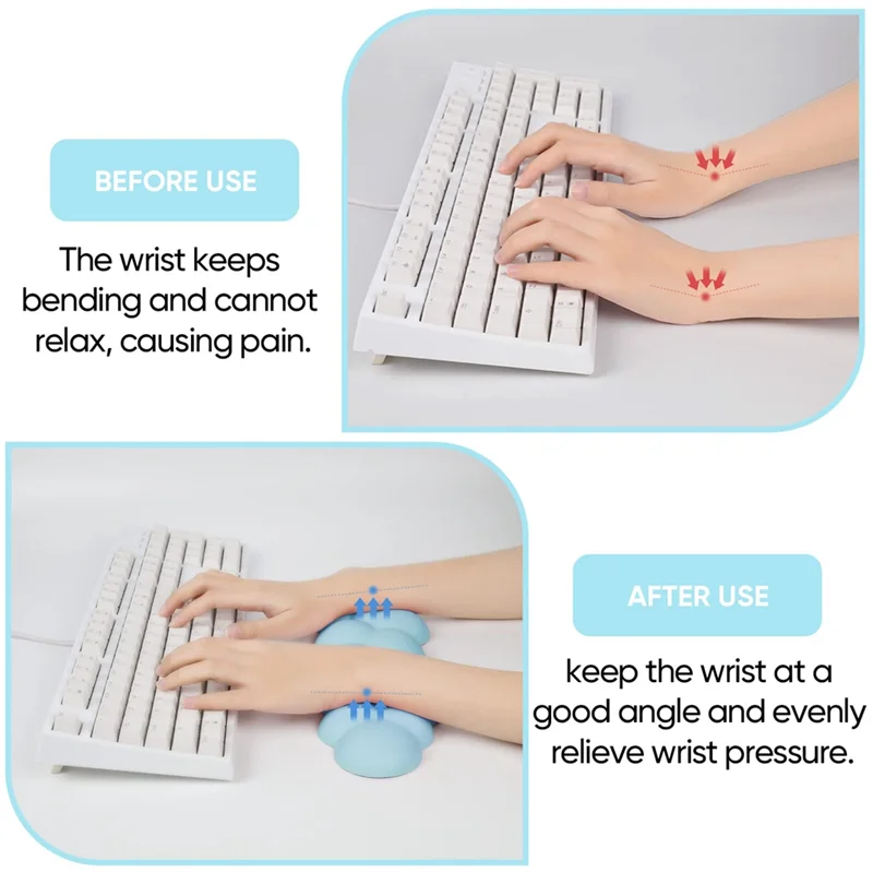 Cloud Keyboard Wrist Support Cushion