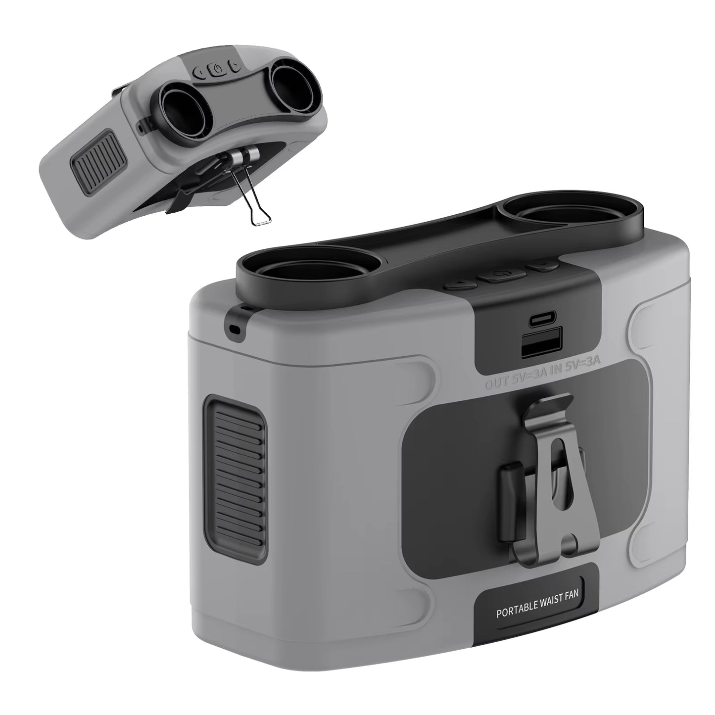 Wearable PowerBank Fan