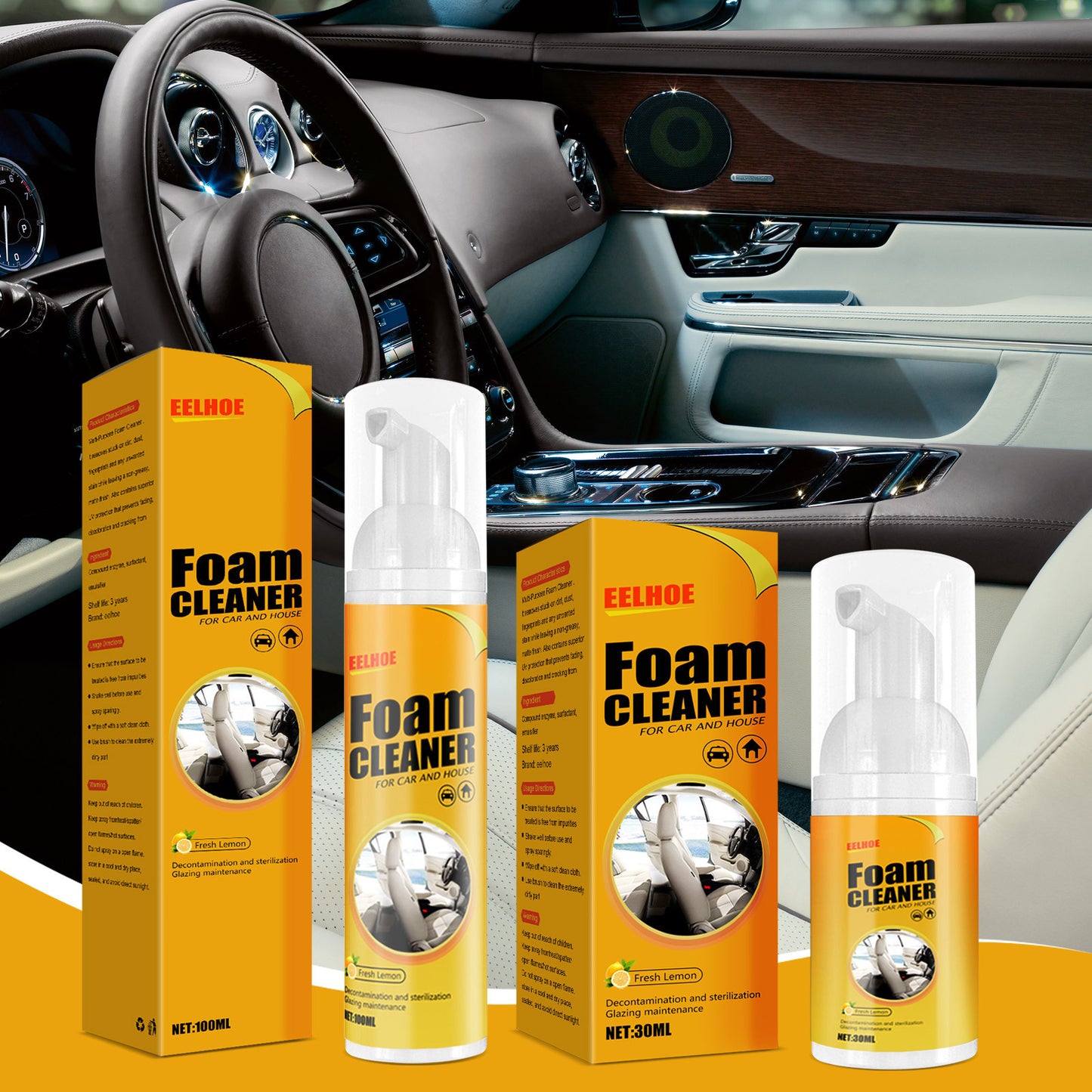 Multifunctional Foam Cleaner.