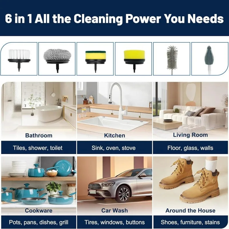 Portable Short Cleaning Brush