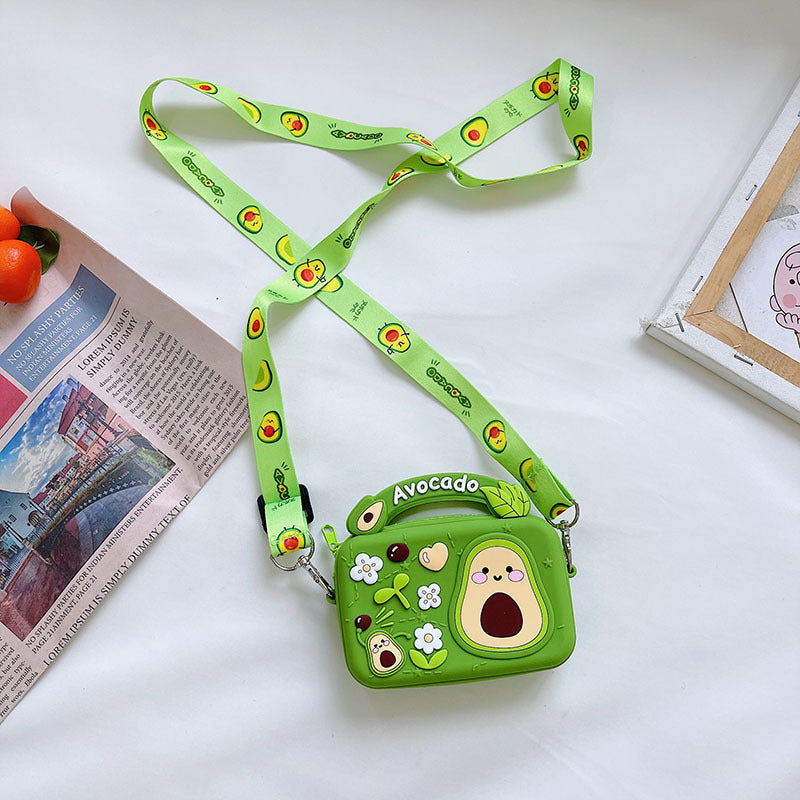 Fruit Donut Silicone Crossbody Bag